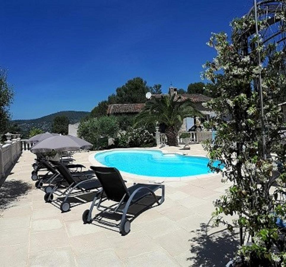 Gite Les Pins Climatise Piscine Chauffee Jardin Peymeinade Екстер'єр фото